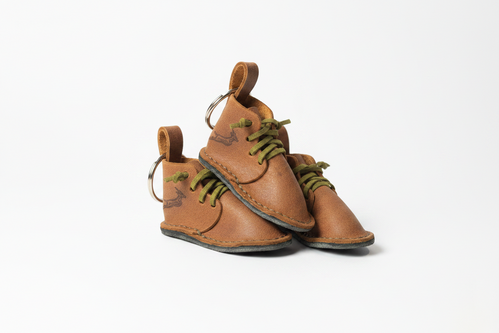 Leather Boot Keyring
