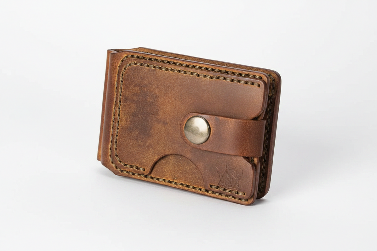 Leather Wallet - Brown