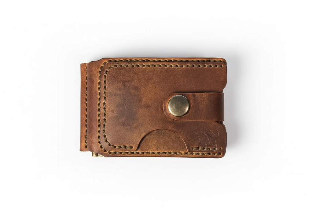 Leather Wallet - Brown