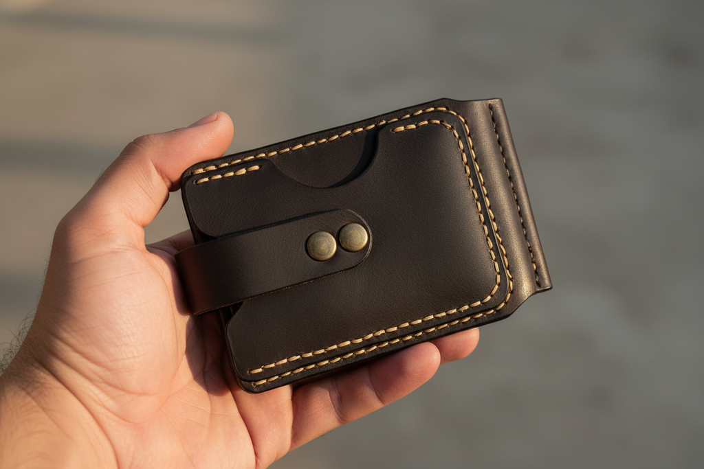 Leather Wallet - Dark