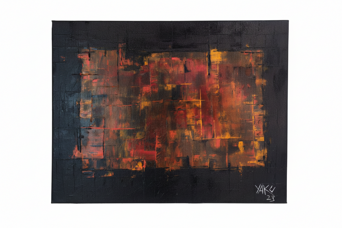Picture This - Original Acrylic Landscape by Yaku