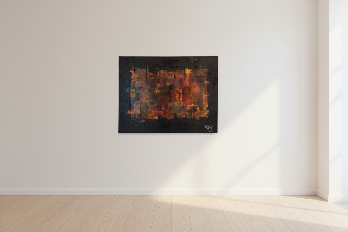 Picture This - Original Acrylic Landscape by Yaku