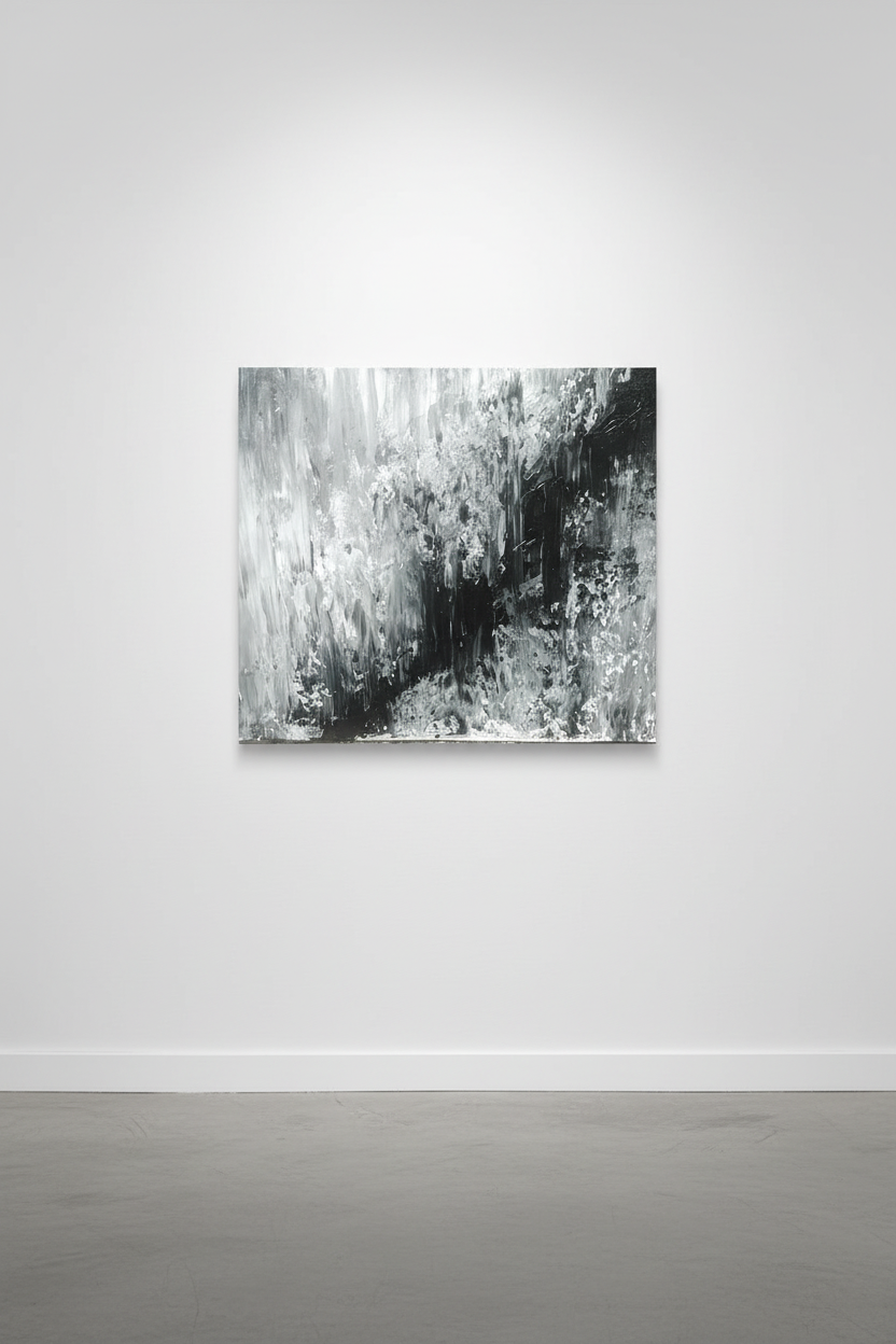 Shadows of My Past - Original Acrylic Landscape by Yaku