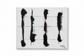 Textures in Black & White - Original Acrylic Landscape by Yaku