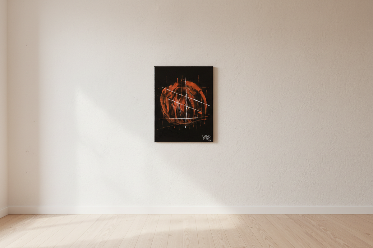 Why This? - Original Acrylic Portrait by Yaku
